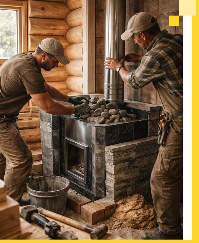 Строительство и отделка русских бань под ключ в Пятигорске