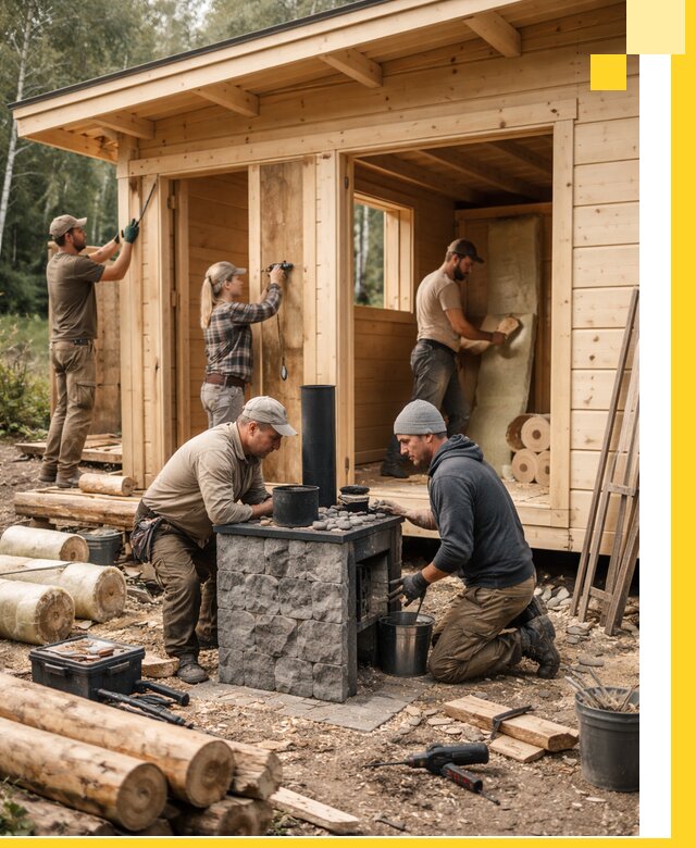 Купить баню под ключ в Пятигорске строительство монтаж отделка