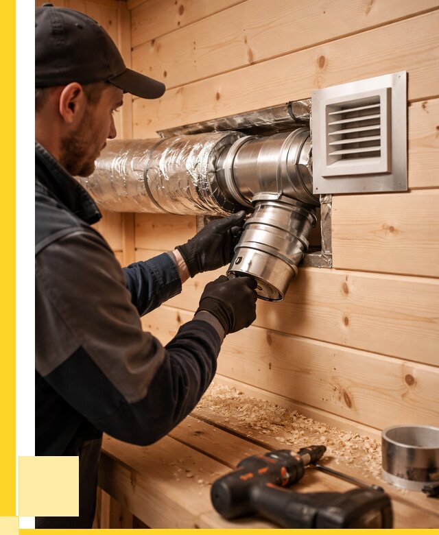 Монтаж вентиляции бани в Пятигорске от 12328 р. | ЭриданПтг