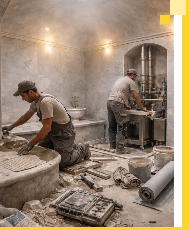 Строительство турецких бань хаммам под ключ в Пятигорске