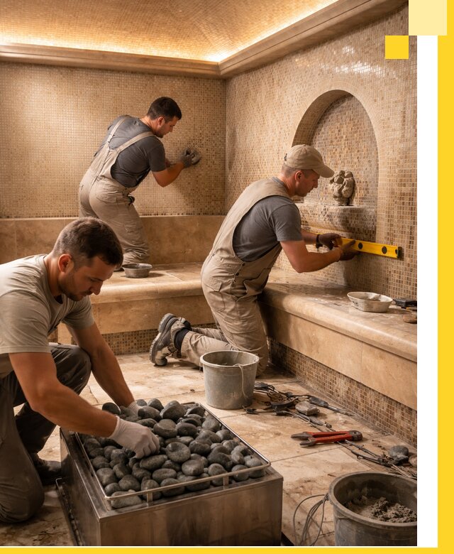 Проектирование и строительство хамама и сауны в Пятигорске