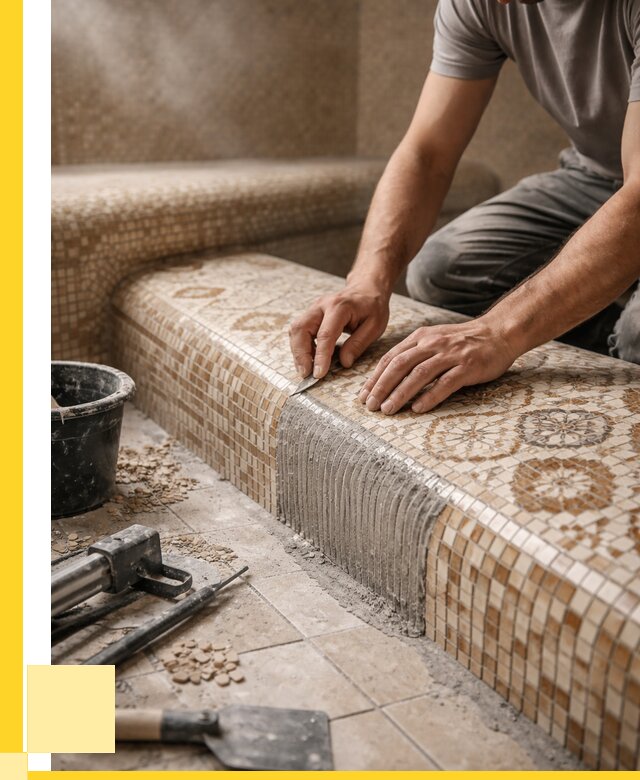 Плитка для хамама под ключ в Пятигорске от 3596 р. | ЭриданПтг