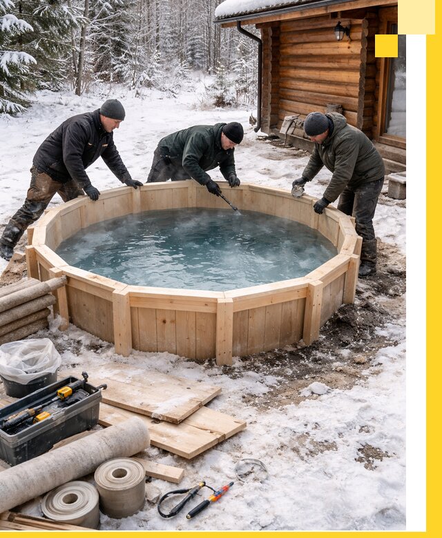 Изготовление и установка ледяных купелей под ключ в Пятигорске