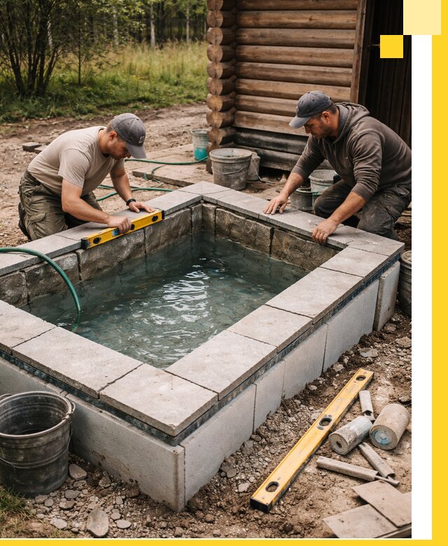 Изготовление и установка холодных купелей под ключ в Пятигорске