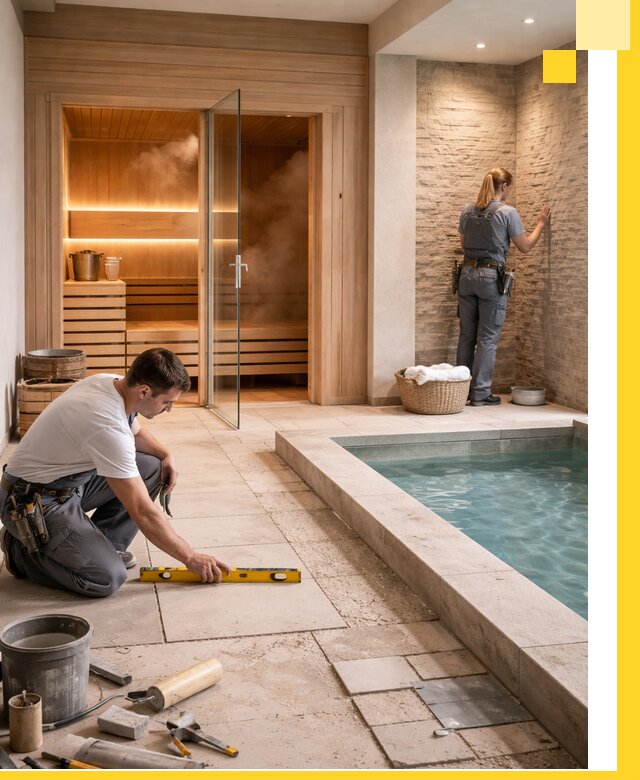 Комплексный дизайн и отделка интерьеров SPA под ключ в Пятигорске